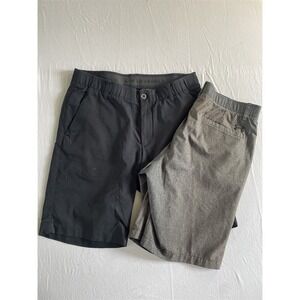 Under Armour 34x10" Black Gray Matchplay Golf Performance Stretch‎ Mens Shorts